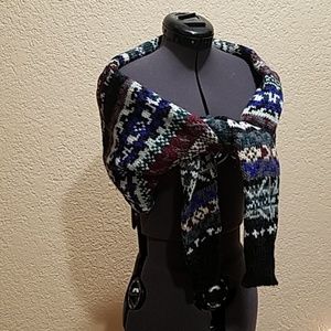 Free people sweater shrug/bolero tribal pattern